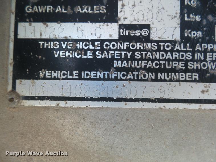 image for item DB1792 2004 MAC end dump trailer