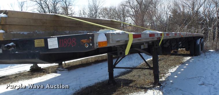 image for item K5506 2003 Transcraft TL-2000-W flatbed trailer