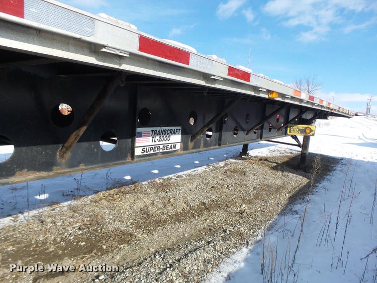 image for item K5506 2003 Transcraft TL-2000-W flatbed trailer