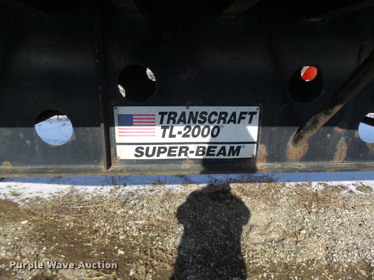 image for item K5506 2003 Transcraft TL-2000-W flatbed trailer