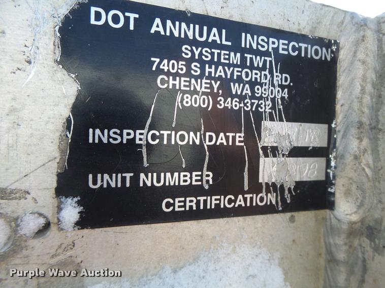 image for item K5506 2003 Transcraft TL-2000-W flatbed trailer