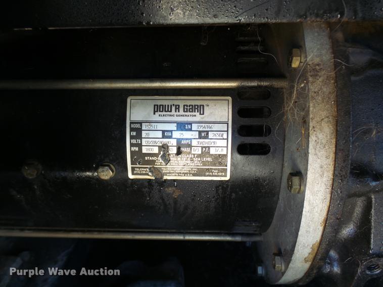 image for item AV9755 Power Gard 25 generator
