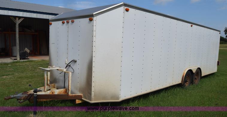 image for item CA9846 2010 shop built enclosed cargo trailer