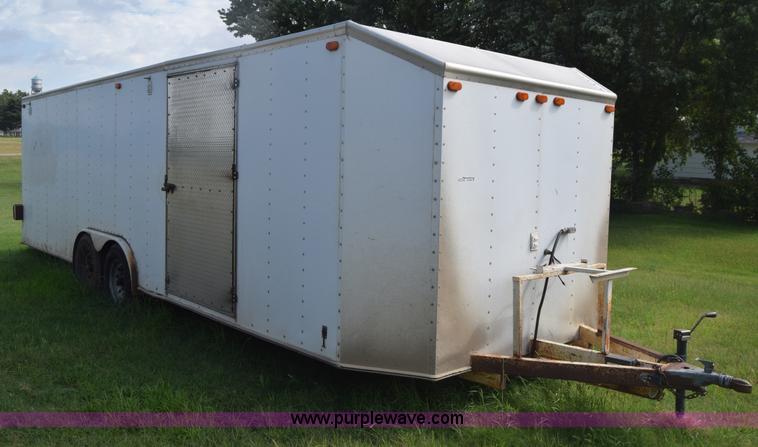 image for item CA9846 2010 shop built enclosed cargo trailer