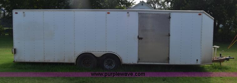 image for item CA9846 2010 shop built enclosed cargo trailer
