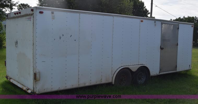 image for item CA9846 2010 shop built enclosed cargo trailer