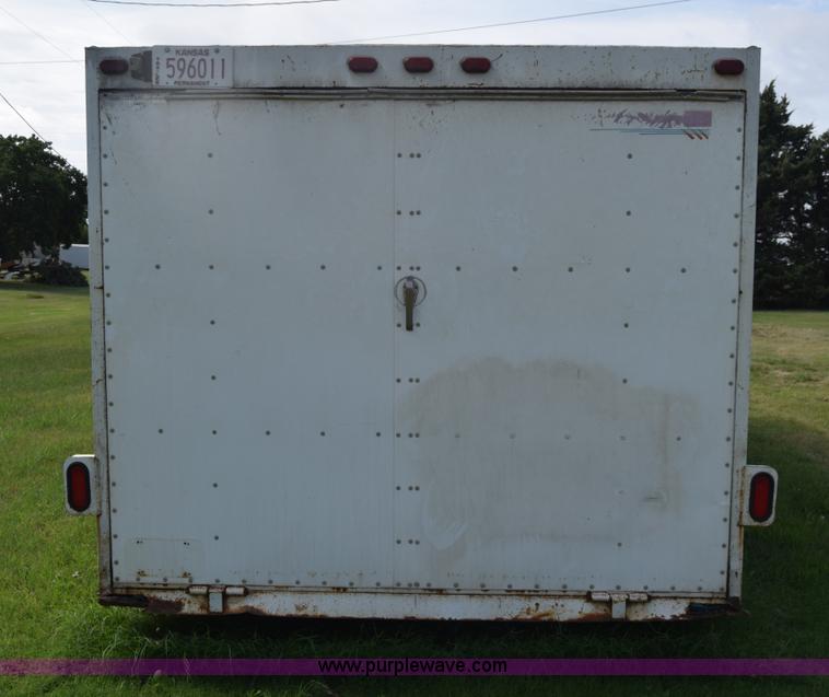 image for item CA9846 2010 shop built enclosed cargo trailer