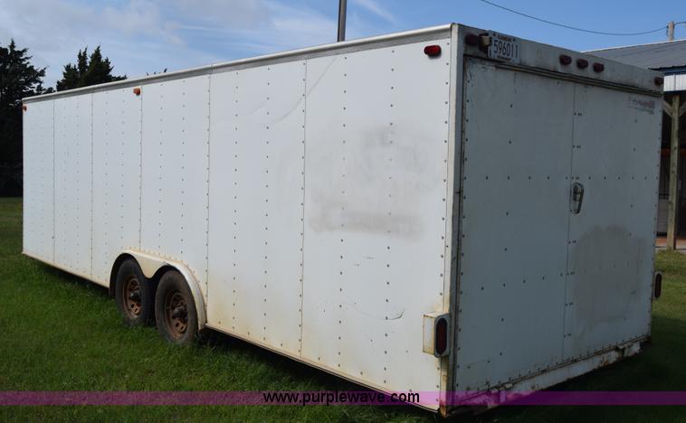 image for item CA9846 2010 shop built enclosed cargo trailer