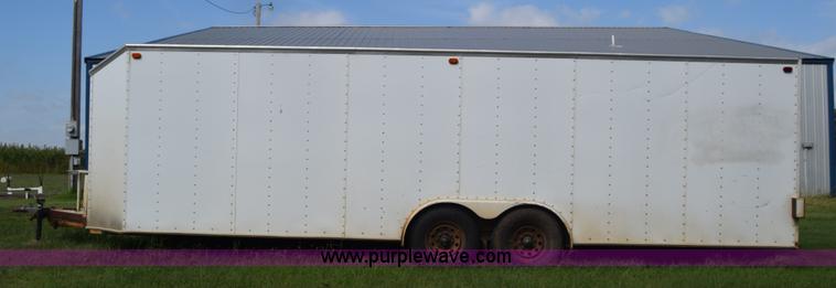 image for item CA9846 2010 shop built enclosed cargo trailer