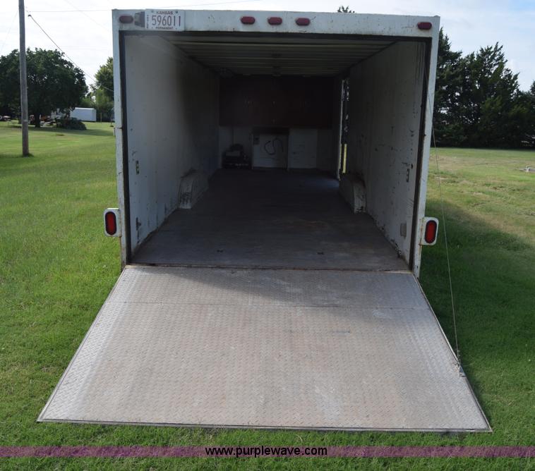 image for item CA9846 2010 shop built enclosed cargo trailer