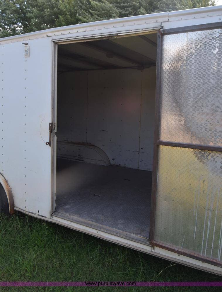 image for item CA9846 2010 shop built enclosed cargo trailer