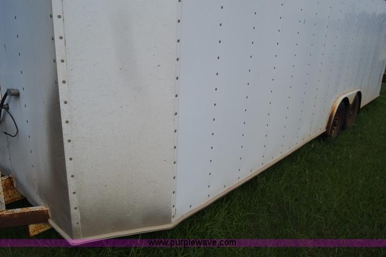 image for item CA9846 2010 shop built enclosed cargo trailer