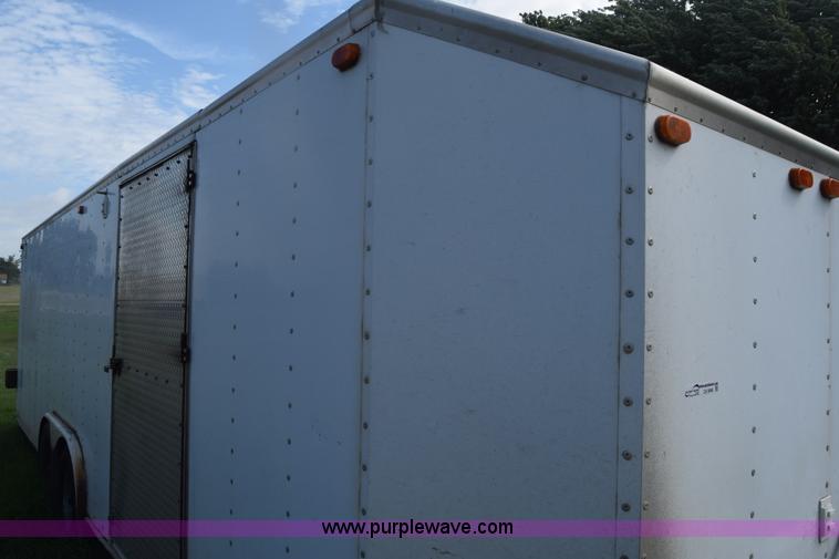 image for item CA9846 2010 shop built enclosed cargo trailer