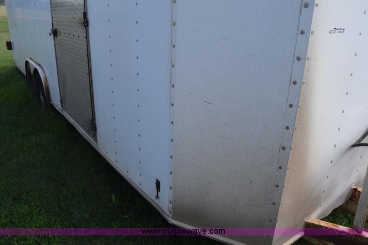 image for item CA9846 2010 shop built enclosed cargo trailer