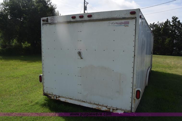 image for item CA9846 2010 shop built enclosed cargo trailer