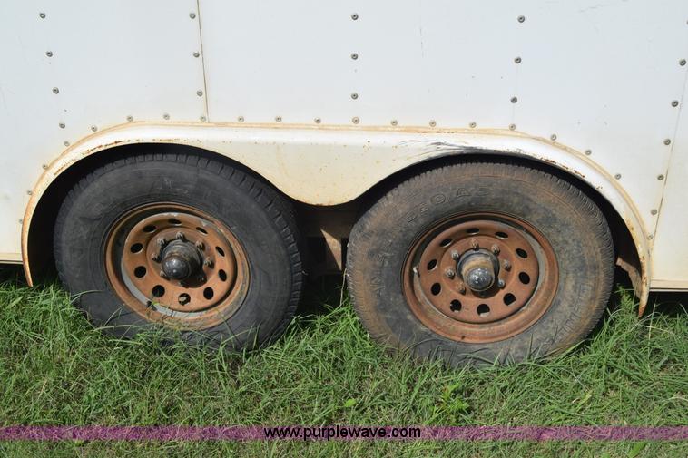 image for item CA9846 2010 shop built enclosed cargo trailer