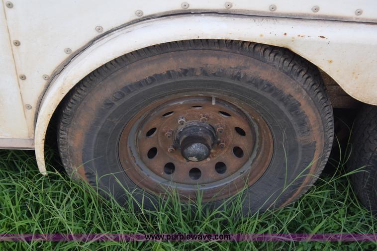 image for item CA9846 2010 shop built enclosed cargo trailer