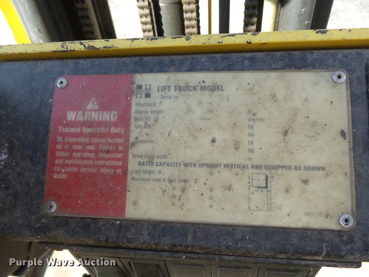 image for item CC9053 Hyster forklift