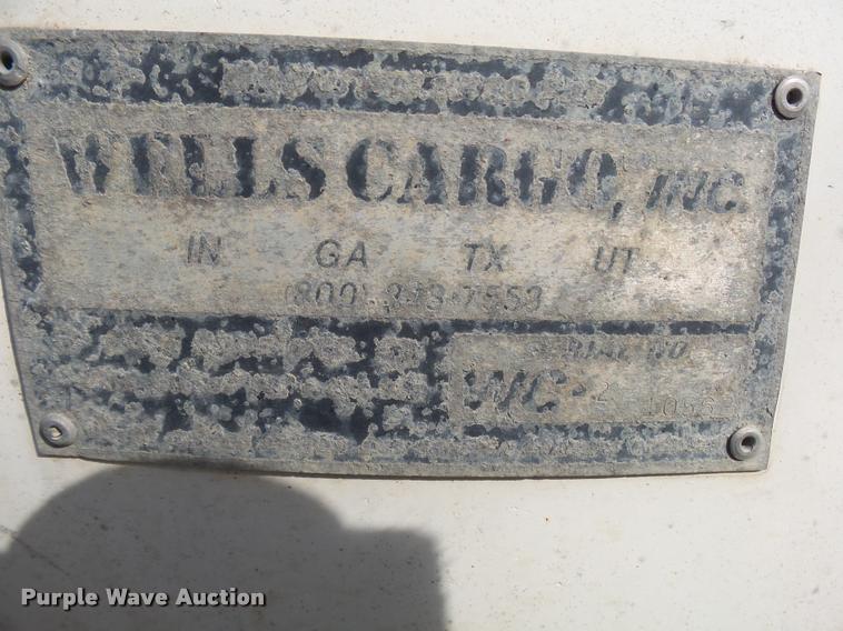 image for item CC9055 1992 Wells Cargo enclosed cargo trailer