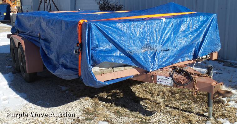 image for item DA5208 1994 Shop built utility trailer