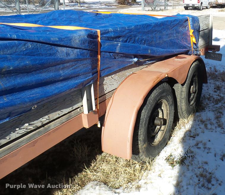 image for item DA5208 1994 Shop built utility trailer