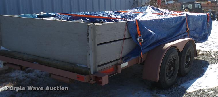 image for item DA5208 1994 Shop built utility trailer