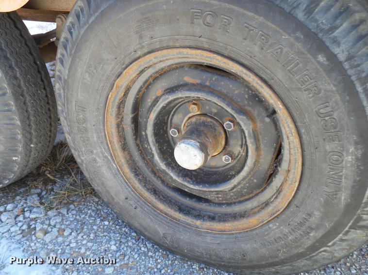 image for item DA5208 1994 Shop built utility trailer