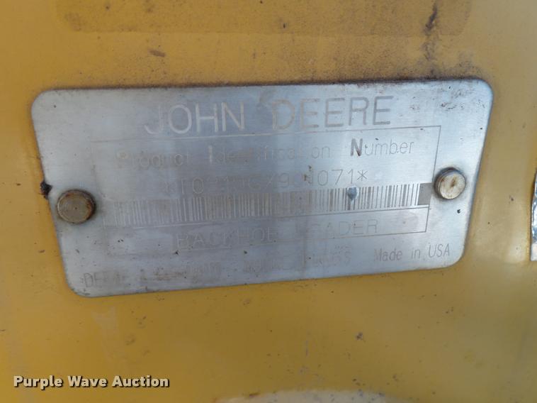image for item DA5213 2001 John Deere 310G backhoe