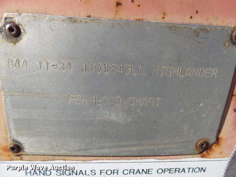 image for item DA5214 Lull 844 TT-34 Highlander telehandler