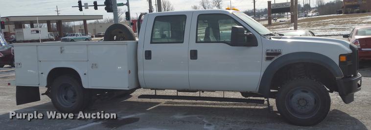 image for item DA5828 2008 Ford F550 Crew Cab utility truck