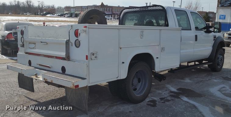 image for item DA5828 2008 Ford F550 Crew Cab utility truck