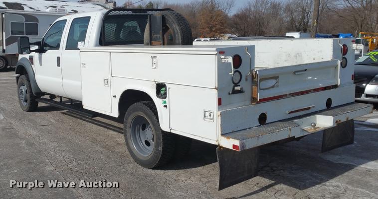 image for item DA5828 2008 Ford F550 Crew Cab utility truck