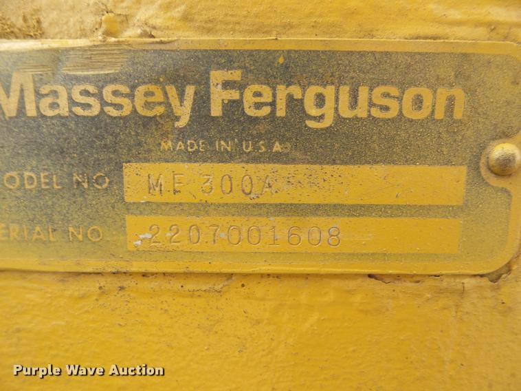 image for item DA7502 Massey-Ferguson MF300A backhoe