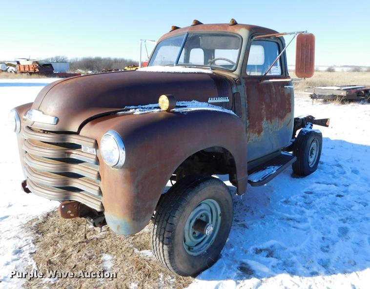 image for item DB1823 1947 Chevrolet Loadmaster pickup truck cab and chassis