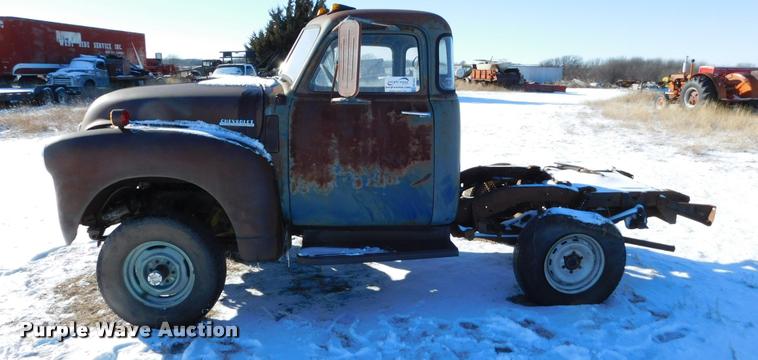 image for item DB1823 1947 Chevrolet Loadmaster pickup truck cab and chassis