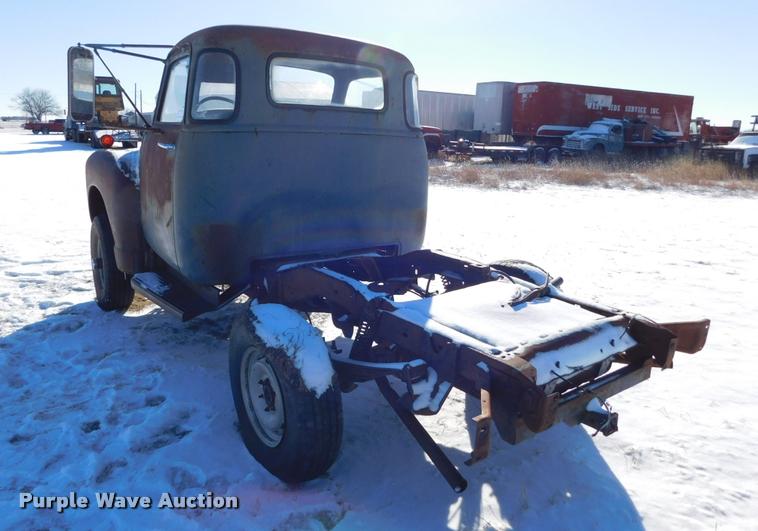 image for item DB1823 1947 Chevrolet Loadmaster pickup truck cab and chassis