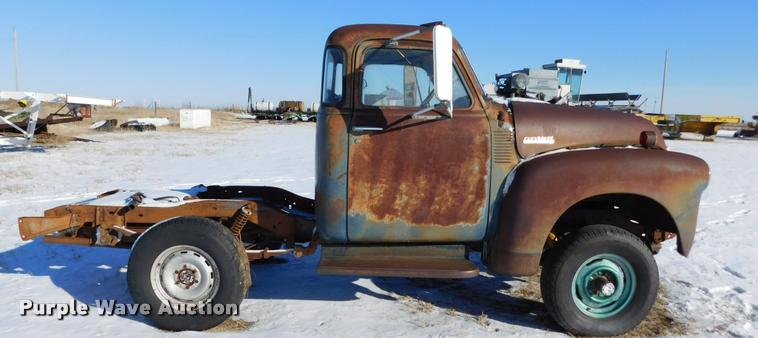 image for item DB1823 1947 Chevrolet Loadmaster pickup truck cab and chassis