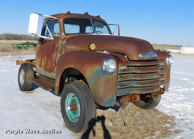 image for item DB1823 1947 Chevrolet Loadmaster pickup truck cab and chassis