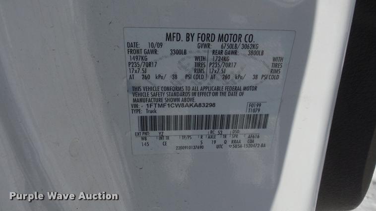 image for item DB5410 2010 Ford F150 pickup truck