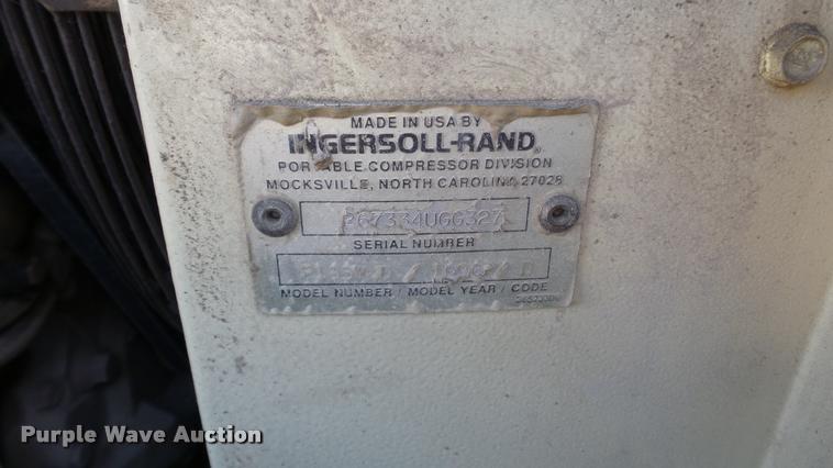image for item DB5413 1996 Ingersoll Rand 185 air compressor