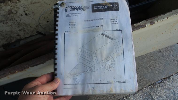 image for item DB5413 1996 Ingersoll Rand 185 air compressor