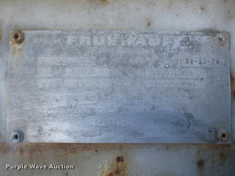 image for item DF9610 1974 Hobbs dry van trailer