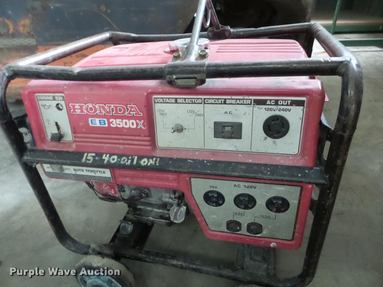 image for item DG9261 Honda EB3500X generator