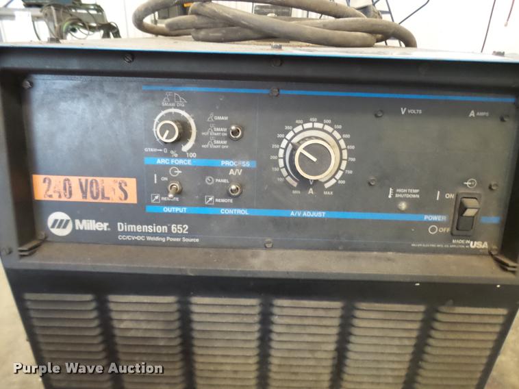 image for item L7191 Miller Dimension 650 power source