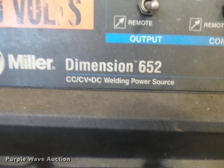 image for item L7191 Miller Dimension 650 power source