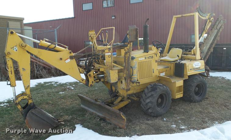 image for item BZ9982 1992 Vermeer V4750 trencher