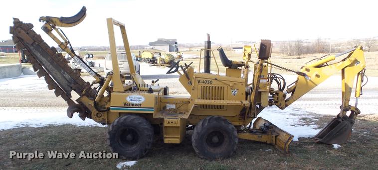 image for item BZ9982 1992 Vermeer V4750 trencher