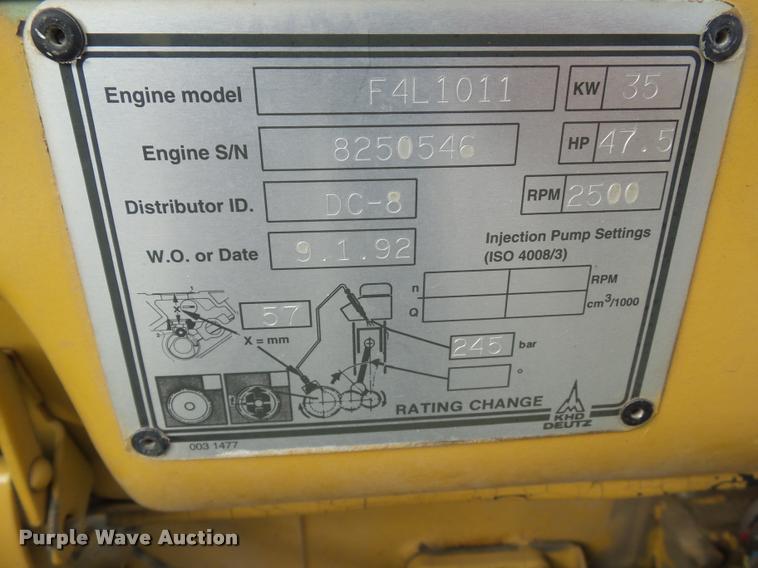 image for item BZ9982 1992 Vermeer V4750 trencher