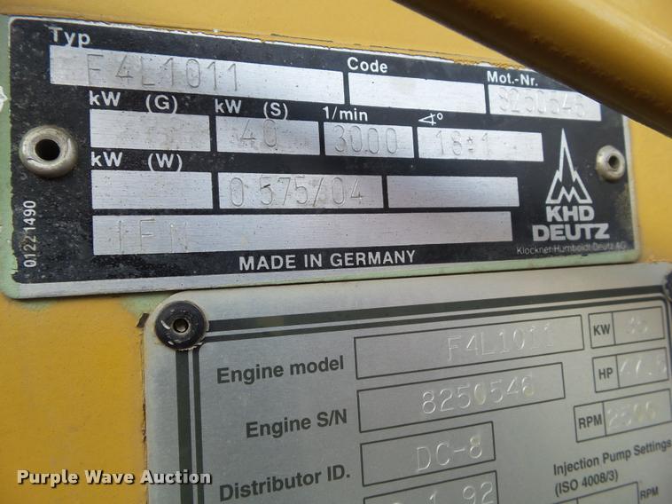 image for item BZ9982 1992 Vermeer V4750 trencher