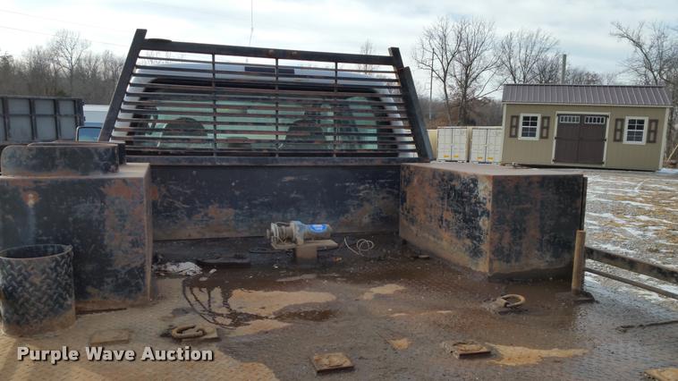 image for item DA5829 2008 Ford F450 Super Duty Crew Cab flatbed truck